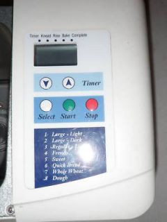 Regal Kitchen Pro bread maker machine Control Panel for Model K6743