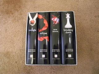 TWILIGHT Saga Series 4 Hardcover Books Boxed Set Stephanie Meyers 1st