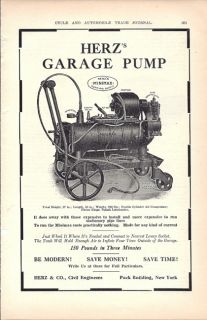 Antique BRUNNER UTICA NEW YORK USA Belt Drive Air Compressor Pump   No