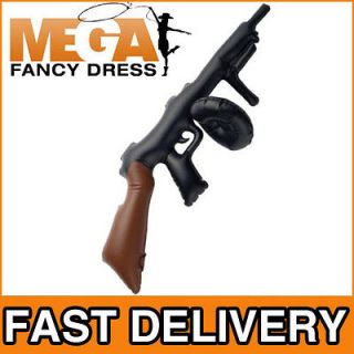 Inflatable Gangster Tommy Gun Fancy Dress 1920s 1930s Costume Movie