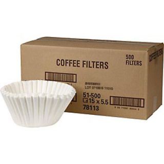 Brew Rite 51 500 2gal coffee filters 5x15 Bunn 20120 Sys III & Fetco