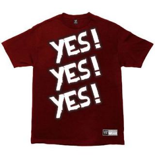Daniel Bryan Yes Yes Yes RED shirt WWE T Shirt Size S