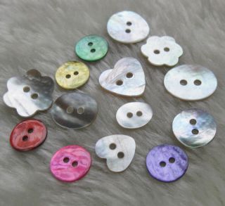 of pearl nature shell button sewing/craft/doll buttons Mix U pick
