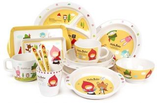 Lock&Lock Hello Bebe, Baby Feeding Plate Bowl For Kids LBB4564