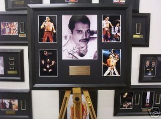 Newly listed QUEEN Freddie Mercury Framed Memorabilia Signed Autograph