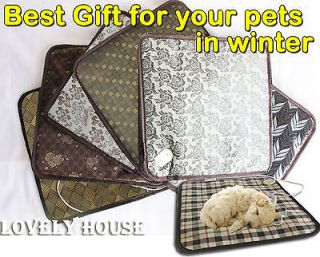Pet Electric Heat Pad Dog Cat Bunny Heater Mat Warming Blanket Warmer