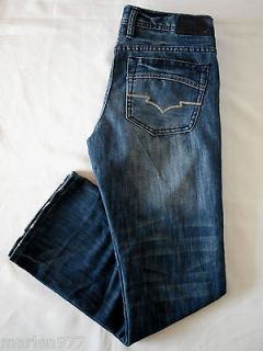 Buffalo David Bitton King Slim Boot Jeans in Heavy Authentic Wash W38