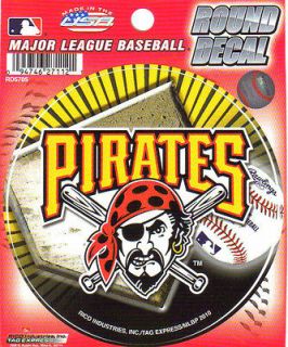 Pittsburgh Pirates MLB Vinyl Sports Decal / Bumper Sticker