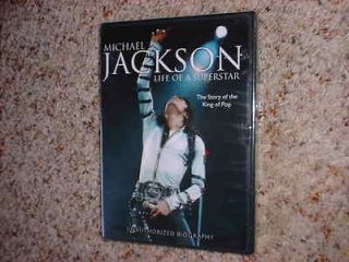MICHAEL JACKSON   LIFE OF A SUPERSTAR DVD (BIOGRAPHY) *NEW, SEALED*