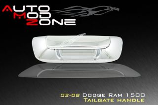 02 08 Dodge Ram 1500 Chrome Tailgate Handle Cover Trim (Fits 2005