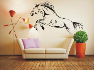 sticker decal interior design art vinyl hest häst cheval caballo big