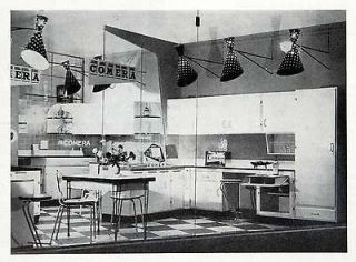 1956 Print Comera Kitchen Appliance Display Countertop Lamp Table