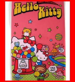 Hello kitty bubble gum machine pop art cookie candy transpartent gift