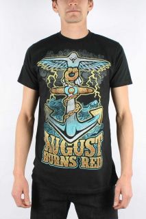 August Burns Red   Mens Dove Anchor Slim Fit T shirt in Black