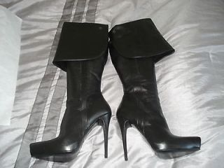 Vero Cuoio Black Italian Leather Boots