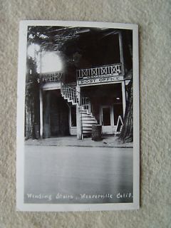 (Post Office), Weaverville, California  MID 1900S PHOTO POST CARD