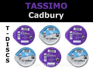 Tassimo T DISCS Cadbury Hot Chocolate Drink Capsules