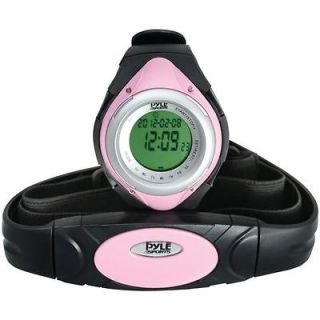 PYLE SPORTS HEART RATE MONITOR CALORIE COUNTER ALARM STOPWATCH WOMEN