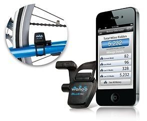 Blue SC Bluetooth Speed and Cadence Sensor Bike iPhone 5 4S iPad 3