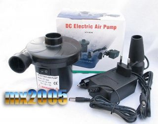 listed AC220V/DC12V TWO WAY ELECTRIC PUMP FOR AIR BED/BOAT air pump