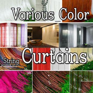 STRING CURTAIN FRINGE PANEL ROOM DIVIDER partition DOOR WINDOW WALL