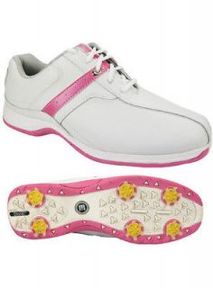 NEW ETONIC LITES PLUS WOMANS GOLF SHOES WHITE and PINK SIZE 8.5