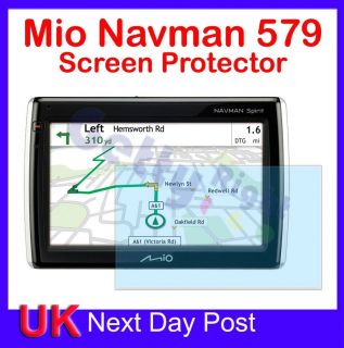 Mio Navman GPS 579 Screen Protector D7   UK Free P&P