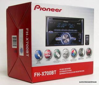 Pioneer FH X700BT CAR CD//WMA RECEIVER W/ REMOTE, BLUETOOTH