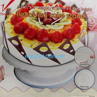 28cm Cake turntable Round revolving Cake Decorating plate stand
