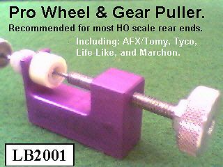 Pro Wheel and Gear Puller for your HO Slot Cars
