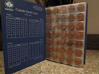 Canadian Small Cent Canada Penny Collection 1 cent Lot 85 coins 1920
