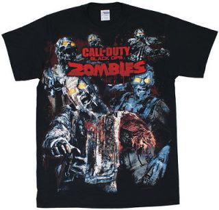 AUTHENTIC CALL OF DUTY BLACK OPS ZOMBIES VIDEO GAME XBOX 360 GAMER T