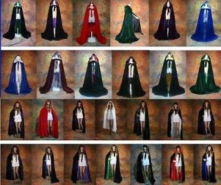 Velvet Hooded cloaks Capes Witchcraft Halloween cloak Wedding Shawl