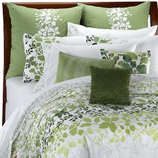 Newly listed KAS~CAMILLA~GR EEN LEAVES~KING Duvet Cover Set 5pc~COTTON