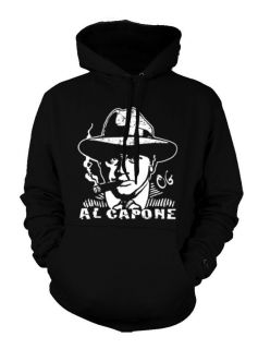 Al Capone Cigar Scarface American Gangster Jail Hoodie