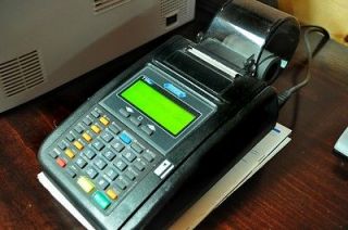 Hypercom t7plus  credit card terminal scanner and reader