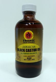 ISLE LIVING] JAMAICAN BLACK CASTOR OIL HEALING 100% NATURAL 4OZ 8OZ