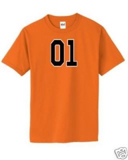 General Lee 01 Mens Orange T Shirt Retro New X LARGE