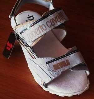 Roberto Cavalli Devils Boys Grey Sandals