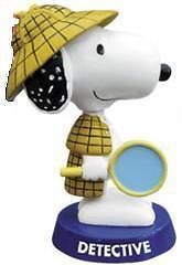 Peanuts Snoopy Premium Bobblehead Figurine Detective