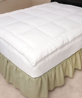 FIBERBED~FITTE D~Matress Cover~Pad~Alle rgy~Microfiber ~Twin/Full/Que