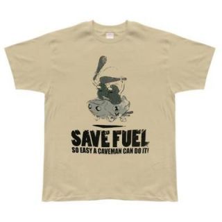 Captain Caveman   Save Fuel T Shirt