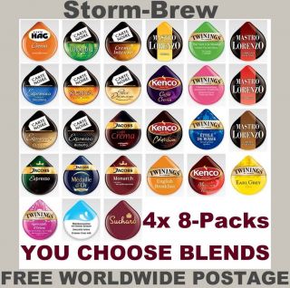 32 Tassimo T Discs Coffee Capsules Pods   You Choose Flavours. T Disk