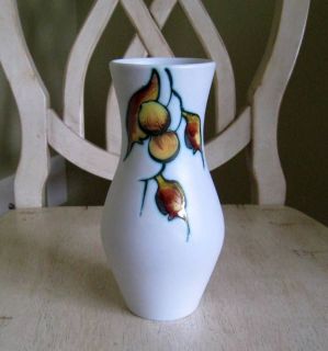 Vintage Gouda Holland Signed Art Vase Paola 1721 Flora