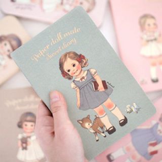 Hyundai Hmall Korea Paper Doll Mate Sweet Any Year Diary Journal
