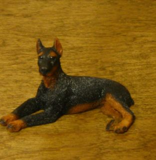 Castagna Mini Animal Figurines #368 DOBERMAN, Made in Italy, From