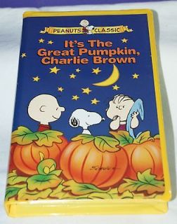 Its The Great Pumpkin, Charlie Brown Peanuts Classic VHS Clamshell