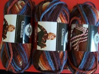 Loops&Threads Charisma bulky yarn, Mountain Majesty, lot of 3