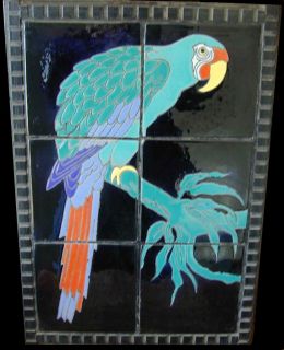 Antique Catalina Parrot Tiles circa 1920 30