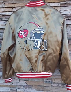 vtg 49ers gold jacket Swingster starter vintage 80s San Francisco